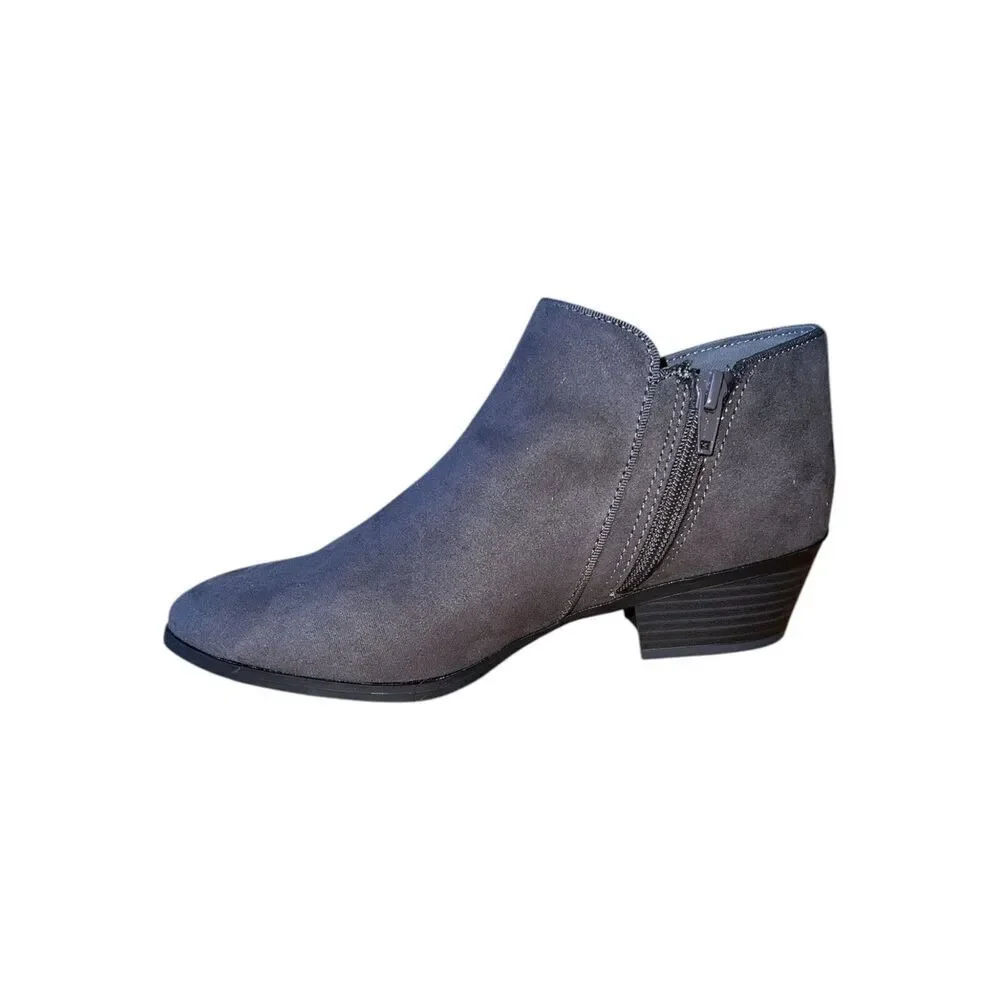 Style & Co -  Grey Fashion Ankle Bootie - Wiley F1 - Women’s Size 6.5